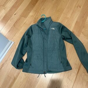 Teal NorthFace jacket